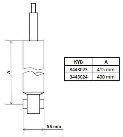 Амортизаторы задние 3448023 KAYABA