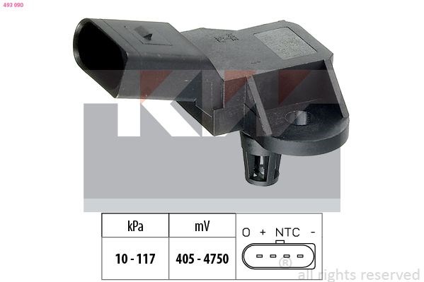 Датчик наддува 493090 KW