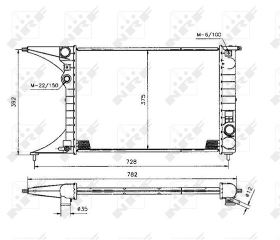 50222 NRF Радиатор купить в Тернополь