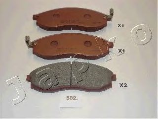 Тормозные колодки 50582 JAPKO