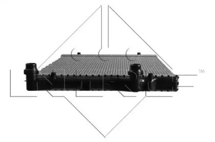 53816 NRF Радиатор купить в Киев