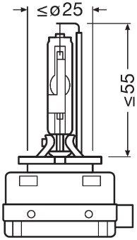 OSRAM 66340 Лампочка ксеноновая в наличии Украина
