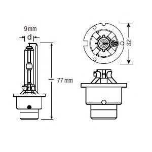 OSRAM 66440 Лампочка ксеноновая в наличии Ровно
