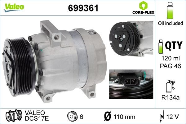 699361 VALEO Компрессор кондиционера купить в Запорожье