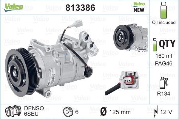 VALEO 813386 Компрессор кондиционера в наличии Ирпень