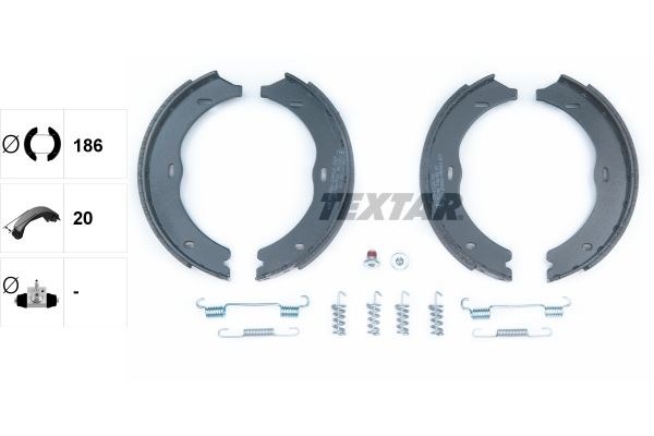 TEXTAR 91061900 Колодки ручника в наличии Ровно