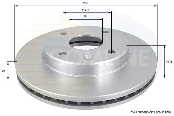 Передний тормозной диск ADC1054V COMLINE