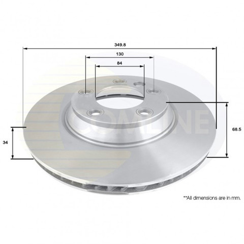 Диск тормозной передний ADC1459V COMLINE