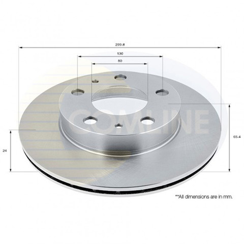 Тормоз дисковый передний ADC1536V COMLINE