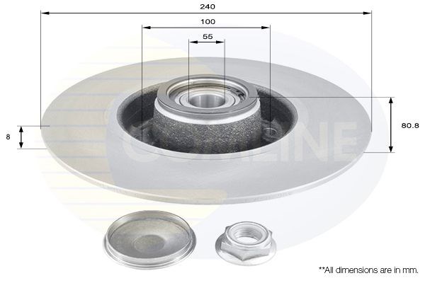 Тормозные диски ADC3010 COMLINE