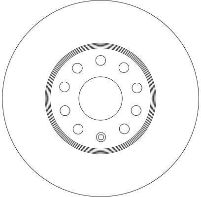 Df4295  trw - гальмівний диск DF4295