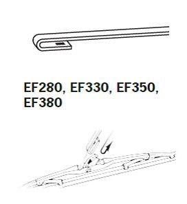 Trico exactfit  щітка склоочисника ,каркасна oeм (350мм) EF350