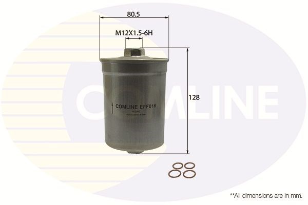 Eff016 comline - фільтр палива ( аналогwf8029/kl204 ) EFF016