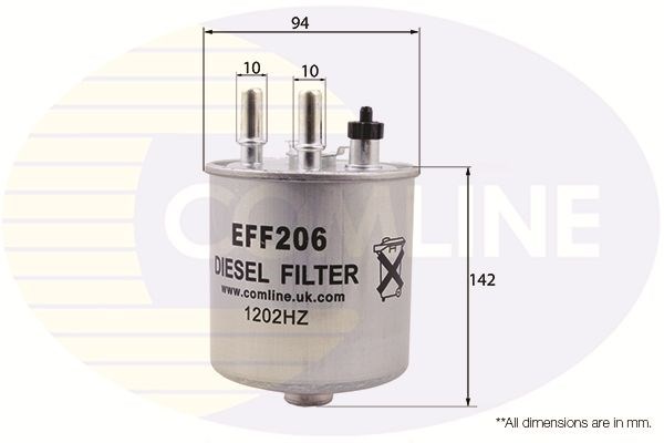 Eff206 comline фільтр палива (аналог wf8410) EFF206