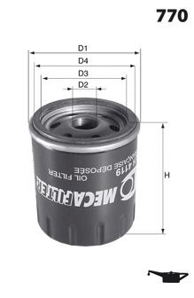 Elh4330 фільтр оливи ( аналогwl7308/oc458) ELH4330