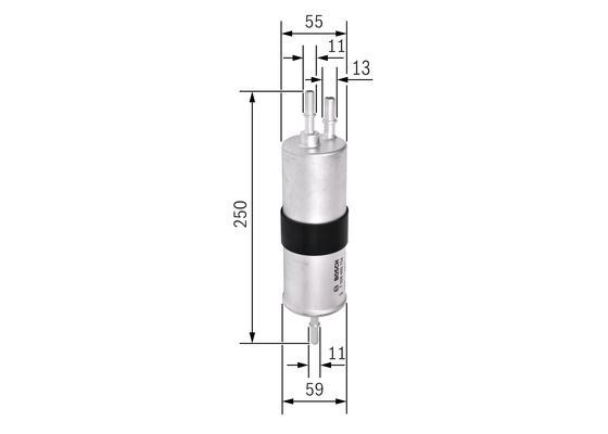 Фильтр тонкой очистки топлива F026403754 BOSCH