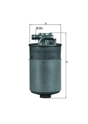 Фильтр топлива KL154 MAHLE