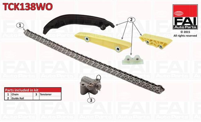 Комплект цепи TCK138WO FAI