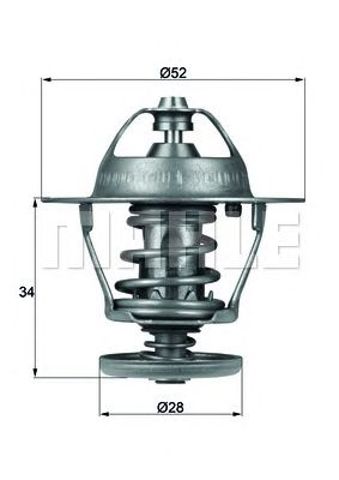 Термостат в сборе TX6888D Mahle Original