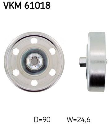 Ролик натяжителя приводного ремня VKM61018 SKF