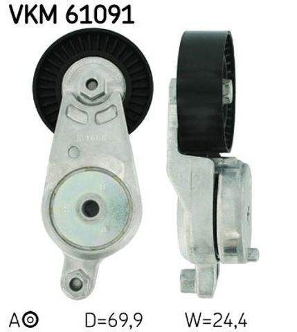 Натяжитель клинового ремня VKM61091 SKF