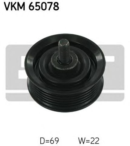Паразитный ролик приводного ремня VKM65078 SKF