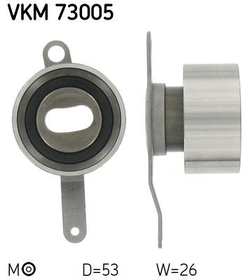 Ролик натяжителя ремня газораспределения VKM73005 SKF