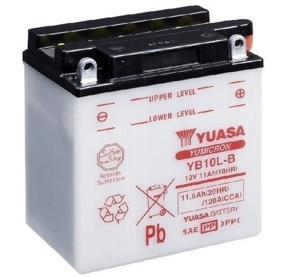 Мото yuasa 12v 11,6ah  yumicron battery   yb10l-b(сухозаряжений) YB10L-B