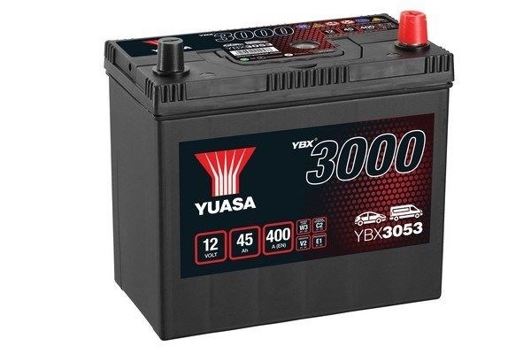 Yuasa 12v 45ah  smf battery japan  ybx3053 (0) YBX3053