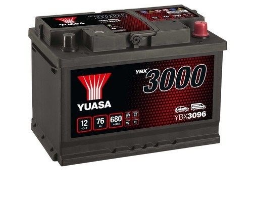 Yuasa 12v 76ah smf battery ybx3096 (0) YBX3096