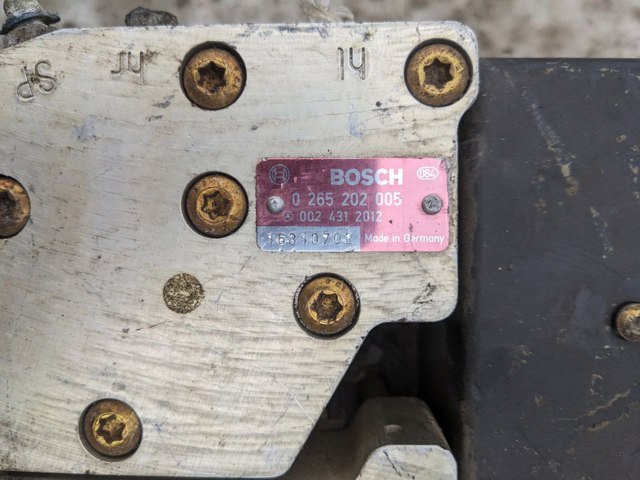 MERCEDES 0024312012 Блок управления АБС (ABS) гидравлический в наличии Харьков