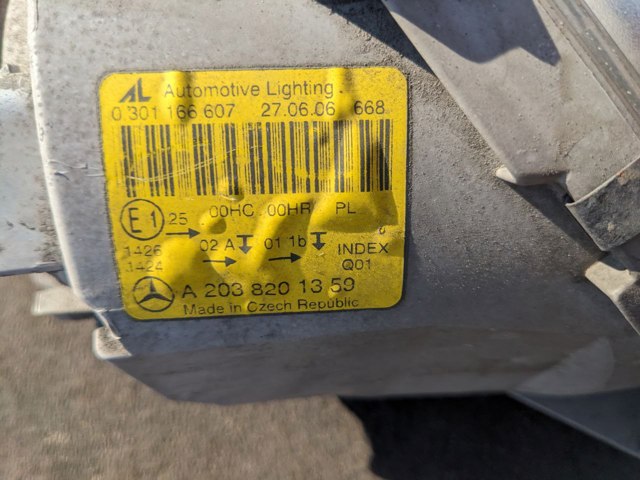 Основная фара в сборе левая A2038201359 MERCEDES