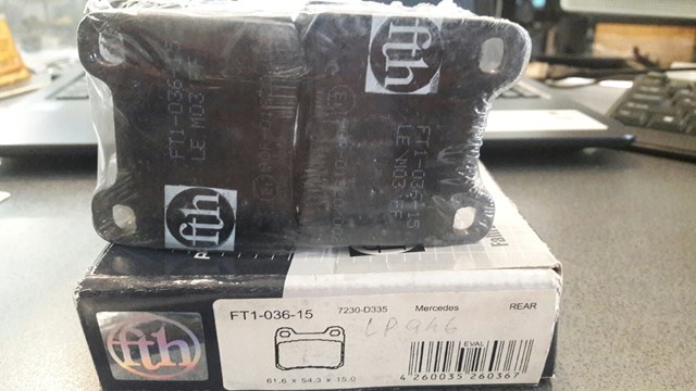 Колодки тормозные задние, дисковые LP713 DELPHI