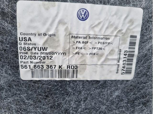 VAG 561863367RRD3 Покрытие напольное салона, переднее в наличии Сумы