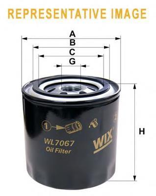 WIX WL7067 Фильтр масляный в наличии Харьков