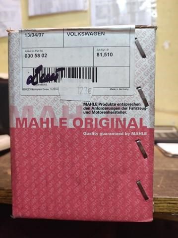 MAHLE 0305802 Поршень в комплекте на 1 цилиндр, 2-й ремонт (+0,50) в наличии Хмельницкий