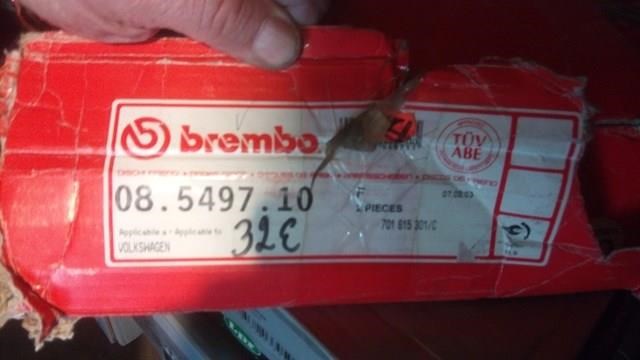 08549710 Передние тормозные диски купить Полтава