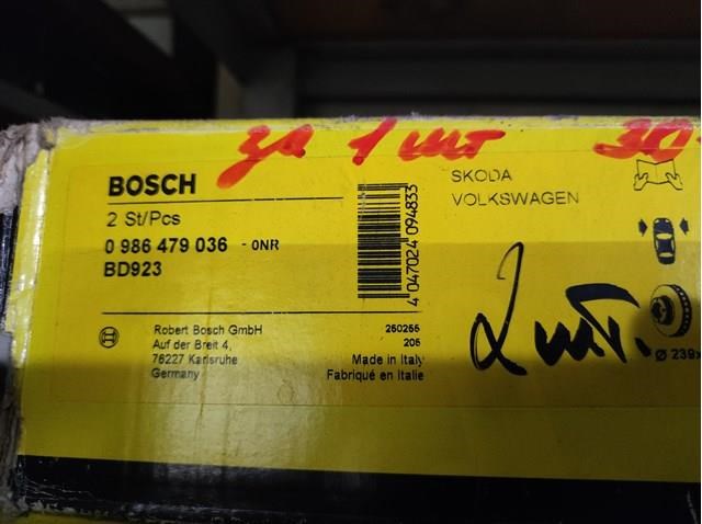 BOSCH 0986479036 Передние тормозные диски в наличии Днепр