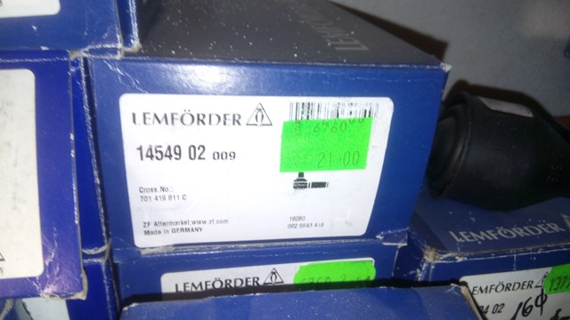 1454902 LEMFORDER Наконечник рулевой тяги внешний купить в Кривой Рог