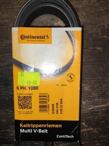 6PK1080 CONTINENTAL Ремень агрегатов приводной купить в Кривой Рог