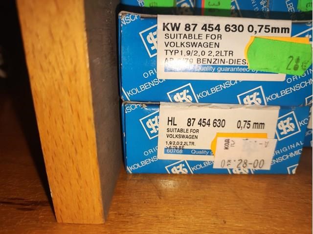 KOLBENSCHMIDT 87454630 Вкладыши коленвала коренные, комплект, 3-й ремонт (+0,75) в наличии Хмельницкий
