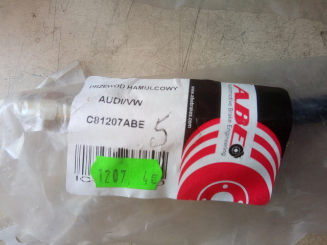 ABE C81207ABE Шланг тормозной задний в наличии Кривой Рог