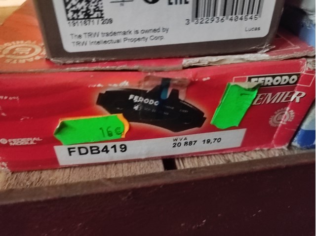 FDB419 Передние тормозные колодки купить Чернигов