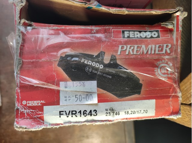 FVR1643 FERODO Передние тормозные колодки купить в Николаев
