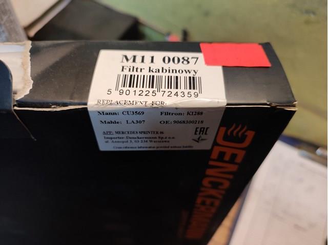 M110087 DENCKERMANN Фильтр салона купить в Ужгород