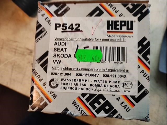 HEPU P542 Помпа водяная (насос) охлаждения в наличии Запорожье