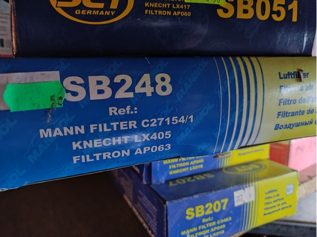SCT SB248 Фильтр воздушный в наличии Каменское