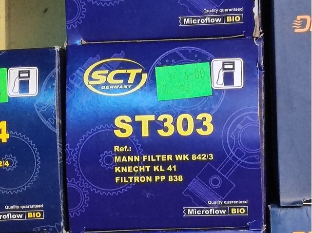 ST303 SCT Фильтр топливный купить в Каменское