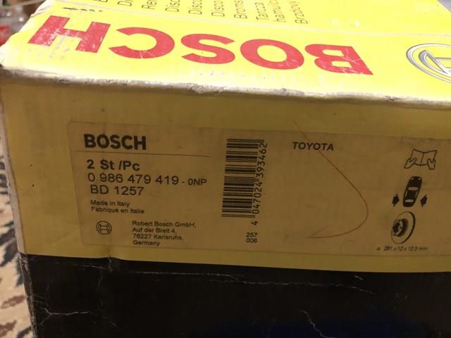 0986479419 Тормозные диски купить Чернигов