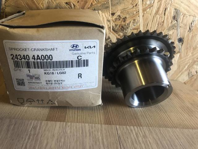 Звездочка привода коленвала двигателя 243404A000 HYUNDAI